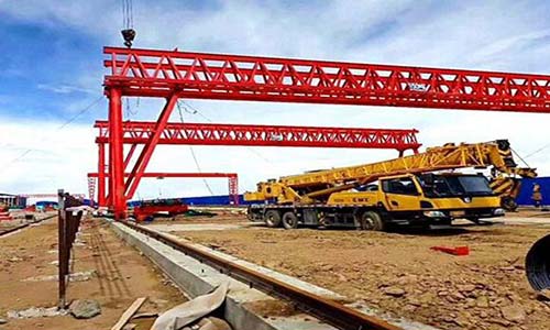 貴州遵義龍門吊出租廠家5噸龍門吊多少錢一臺